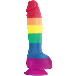 Colours Pride Edition 6 Inch Realistic Silicone Dildo With Balls
