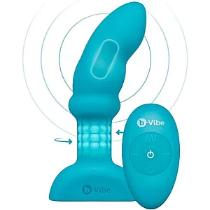 bVibe Rimming PSpot Remote Control Rechargeable Butt Plug Medium