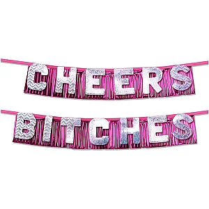 Bachelorette Party Favors Cheers Bitchesandquot Party Bannerandquot