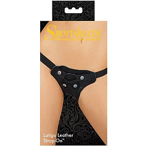 Sportsheets Strap On Latigo Leather StrapOn
