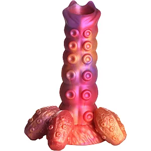Creature Cocks Nymphoid Silicone Ovipositor Dildo with Eggs 6.5 Inch