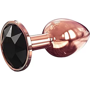 Dorcel Diamond Jewelled Rose Gold Metal Butt Plug Small