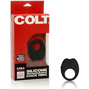 COLT Silicone Rechargeable Cock Ring Black