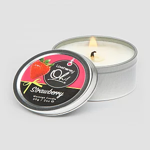 Lovehoney Oh Strawberry Massage Candle 60g