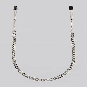 Bondage Boutique Adjustable Tweezer Nipple Clamps Silver