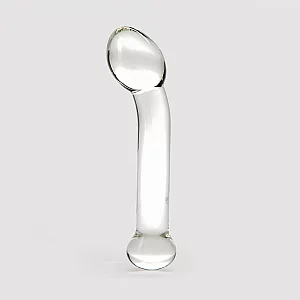 Lovehoney Slimline GSpot Sensual Glass Dildo Clear
