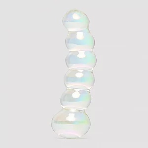 Lovehoney Beaded Sensual Glass Dildo 7 Inch Clear