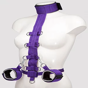 Purple Reins Body Harness Restraint