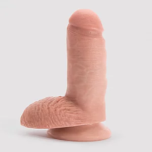 King Cock Ultra Realistic Suction Cup Dildo with Balls 5.5 Inch Flesh Pink