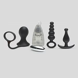 His Prostate Training Kit 4 piece Black