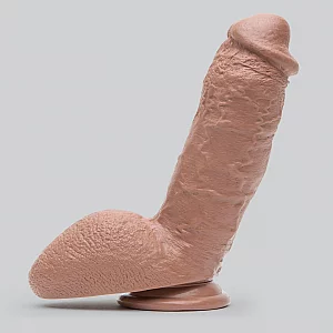 Shane Diesel Realistic Dildo with Balls and Suction Cup 10 Inch Flesh Brown