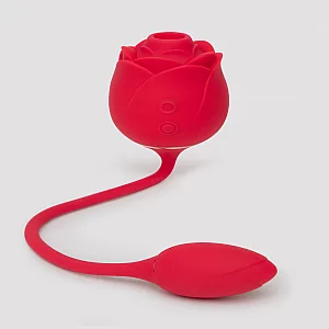 Lovehoney Rose Glow 2in1 Clitoral Suction Stimulator with Egg Vibrator