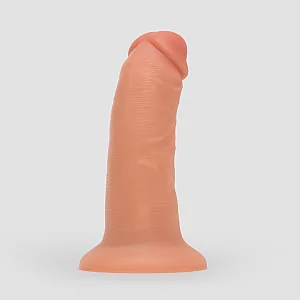Lovehoney Realistic Silicone Suction Cup Dildo 6 Inch Flesh Tan Flesh Tan