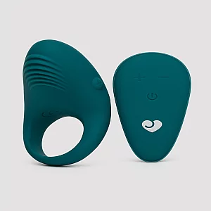 Lovehoney Champion Lover Remote Control Rechargeable Cock Ring Green