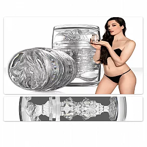 Fleshlight Quickshot Stoya Destroya Textured Male Masturbator Clear