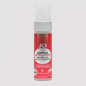 JO® Nipple Titillator Arousal Gel Electric Strawberry 30ml