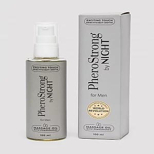 PheroStrong by Night Pheromones Massage Oil for Men 100ml