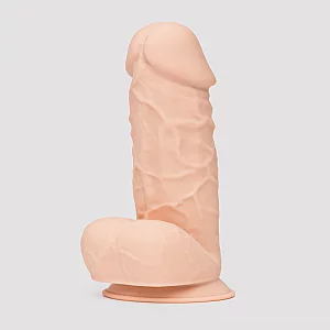 SILEXD Girthy Dual Density Silicone Dildo 8.5 Inch Flesh Pink