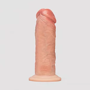 SILEXD Premium Flesh Pink Real Skin ThermoReactive Dildo 7.5 Inch Flesh Tan