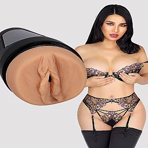 Doc Johnson Main Squeeze Suki Sin Ultraskyn Realistic Stroker Black