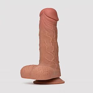 Working Stiff The Thrusting Jack Hammer 8.25 Inch Realistic Silicone Vibrating Dildo