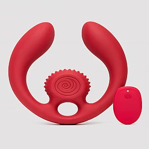 SVibe Snail Gizi Duo Remote Control Couples Vibrator Burgundy