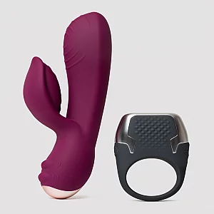 Rocks Off Lamour Rechargeable Couples Sex Toys Kit Purple