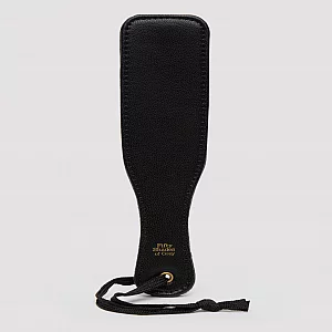 Fifty Shades of Grey Bound to You Faux Leather Small Spanking Paddle Black