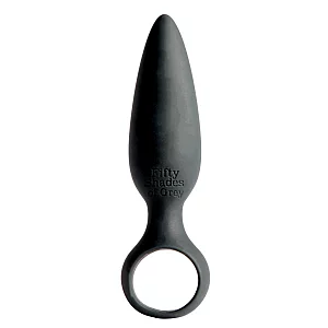 Fifty Shades of Grey Something Forbidden Silicone Butt Plug Grey